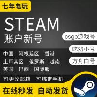 steam账户小号空白新号国区 阿根廷 港区 俄罗斯 美国 CSGO账户